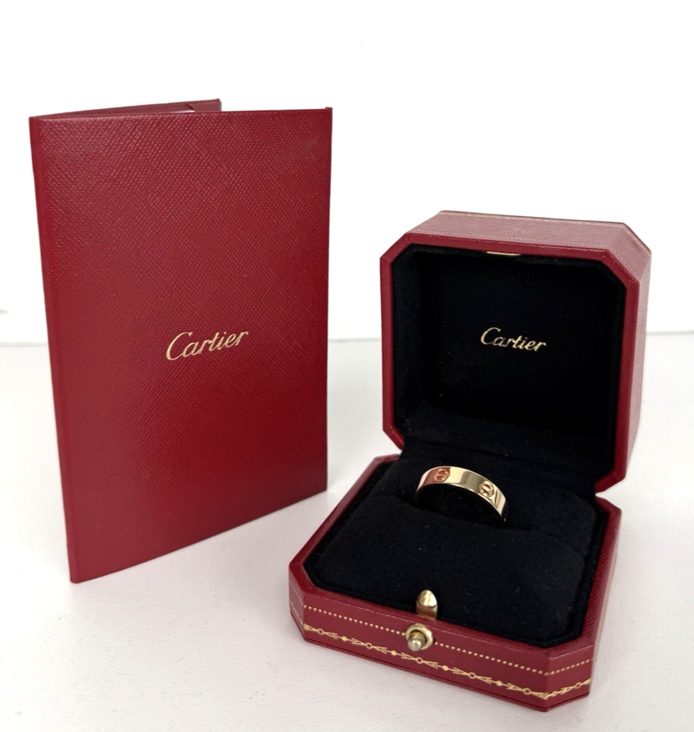 Cartier Love Ring 18K Yellow Gold Classic Model Size 11.5 (66) 2023